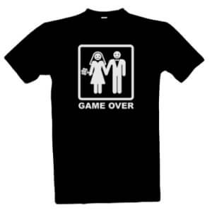 Pánské tričko s potiskem Game over