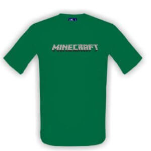 Triko s textem Minecraft