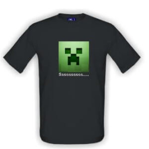 Herní tričko Minecraft Creeper