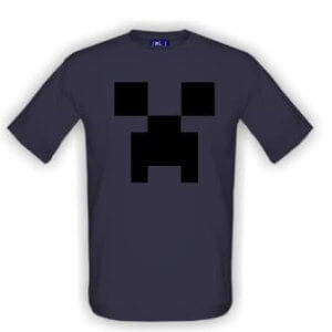 Triko Minecraft s tváří Creepera
