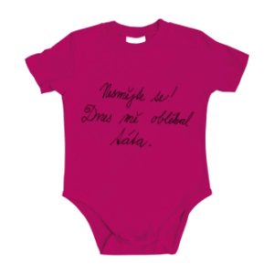 Body pro miminka Nesmějte se! Dnes mě oblékal táta