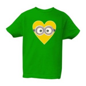 Dětské tričko s potiskem Mimoň srdce