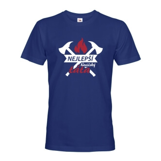 Tričko s potiskem Nejlepší hasičský táta