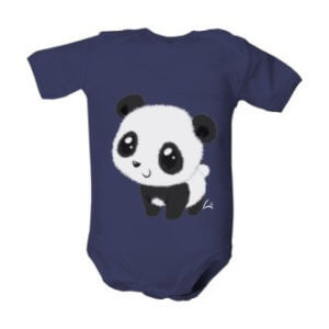 Dětské body s potiskem Panda