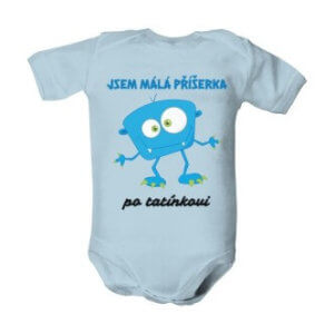 Dětské body s potiskem Příšerka po tatínkovi