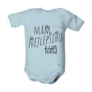 Dětské body s potiskem Mám nejlepšího tátu