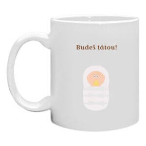 Magický hrneček s potiskem Budeš tátou!