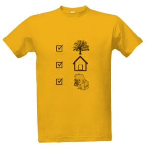 Tričko s potiskem pro tatínky Zasaď strom