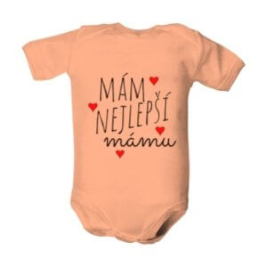 Dětské body s potiskem Mám nejlepší mámu