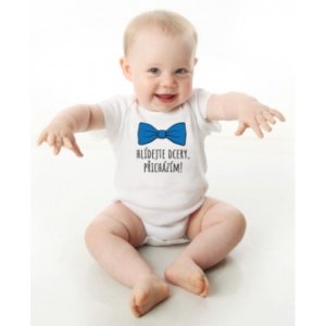 Dětské body s potiskem Hlídejte dcery