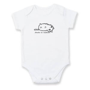 Dětské body s potiskem Dneska to nedávám