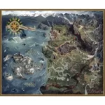 Puzzle Zaklínač Divoký hon - Northern Realms Map, 1000 dílků