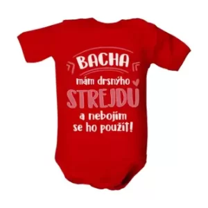 Dětské body s potiskem Drsný strejda pro holku