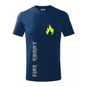 Dětské tričko s potiskem Fire sport