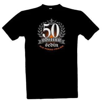 Tričko k 50. narozeninám Padesát odstínů šedin