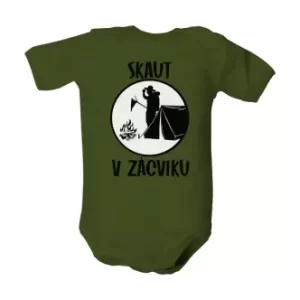 Dětské body s potiskem Skaut v zácviku