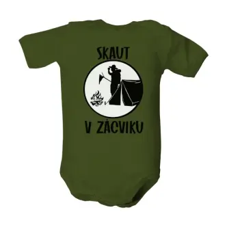 Dětské body s potiskem Skaut v zácviku