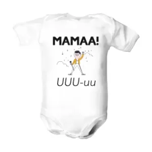 Dětské body s potiskem MAMAA! UUU-uu