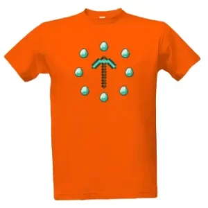Tričko Minecraft s potiskem Krumpáč s Diamanty