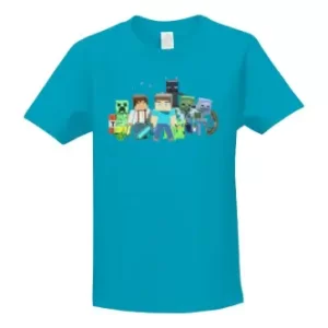 Dětské tričko Minecraft s potiskem Postavičky