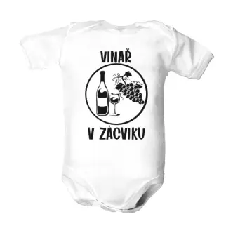 Dětské body s potiskem Vinař v zácviku