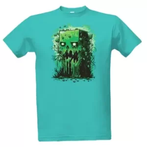 Tričko s potiskem Minecraft creeper
