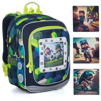 Školní batoh Minecraft pro prvňáčky