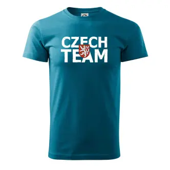 Tričko s potiskem Czech team - Český lev
