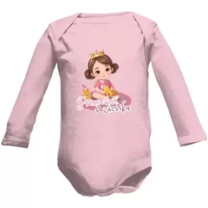 Dětské body s potiskem Princezna v zácviku