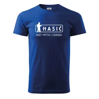 Tričko s potiskem Hasič - muž mýtus legenda