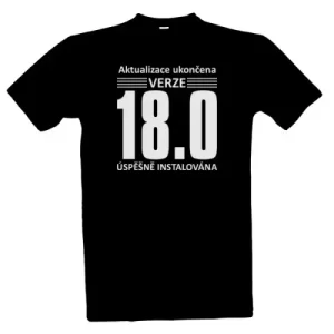 Tričko 18. let Aktualizace ukončena