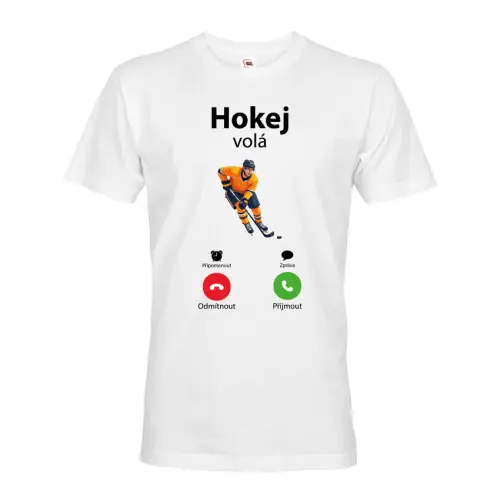 Tričko s potiskem Hokej volá
