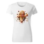 Tričko s potiskem 3D Vánoční perníček