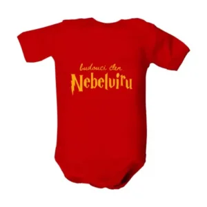 Dětské body s potiskem Budoucí člen Nebelvíru