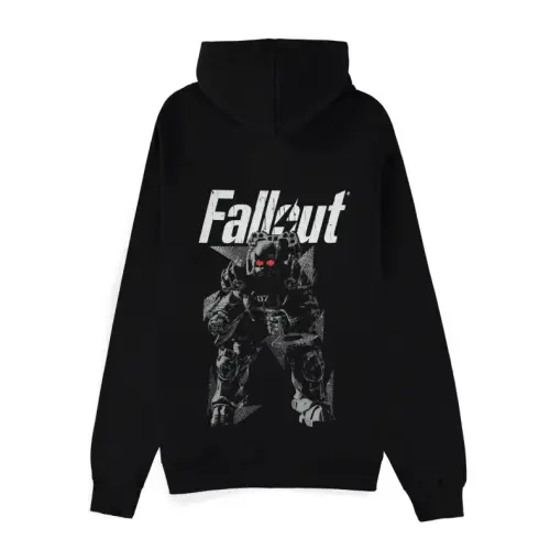Mikina Fallout s potiskem  na zadní straně T-51