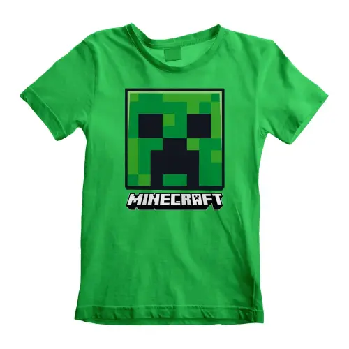 Dětské tričko Minecraft s potiskem Creeper Face