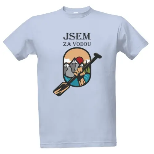 Tričko s potiskem Jsem za vodou
