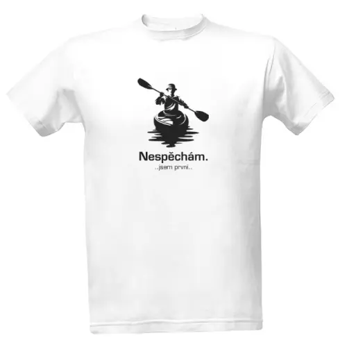 Tričko na vodu s potiskem Nespěchám